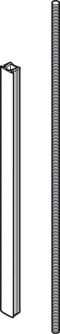 2195 mm Gew.Stg.m.Abdecksch. 2195mm schw.