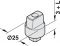 10 mm Steckachse BTS V=10mm