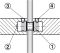 8 – 12 mm Montageset Türgriff Gl/prw.8-12mm