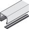 schwarz, eloxiert Slido D-Li12 LS/Blend.Decke schw.2m