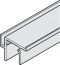 silberfarben, eloxiert Slido F-Schiene Classic T alu silb. 3,5m