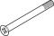 100 mm Schraube St.verz. M5x100mm