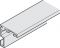 silberfarben, eloxiert Junior 80 Wink.Prof.Alu 6m f. Glas