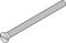 100 mm Gewindeschr.Ms.pol. M6x100mm