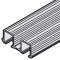 blank, geriffelt Slido F-Li21 L-Schie. silb. 2,5m