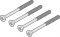 Stahl Schraubenset 4x70mm