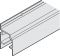 silberfarben, eloxiert Frontfold 30 FS Laufs.Wandm.silb. 6m