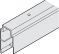 silberfarben, eloxiert Frontfold 30 MS/IS Laufs.silb.n.Mass