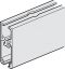 silberfarben, eloxiert Slido W-Fo32 Tragprofil-Set B 1000mm