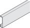 6.000 mm Slido D-Li11 Clipbl. H=38 Alu.schw.. 6m