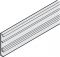silberfarben, eloxiert Junior 80/100 Clipbl.Alu silberf.4,0m