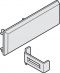 Endkappenset, 95 mm, kürzbar, inkl. Sicherungsklammer für Aluminiumblende