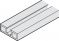 Aluminium Slido D-Li11 C Rah.prof.seitl.silbf.3m