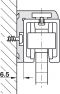 silberfarben, eloxiert Unterlage Toplock Alu.silberf. 6mm