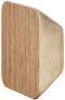 58 x 58 mm Knopf Eiche natur 58x26mm