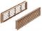 457 x 92 mm Luftgitter Kst.Ahorn 457x92mm