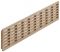 geschliffen, naturbelassen Luftgitter Eiche 550x80mm