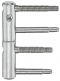 Einbohrband, SFS intec 11R 20 für gefälzte Haustüren bis 100/150 kg