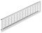 480 x 80 mm Luftblech Alu silber elox.480x80mm