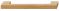 120 x 33 mm Griff Eiche natur 120x33mm
