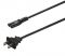 0.75 mm² Primärleitung m.Stecker/TW/schwarz/2m