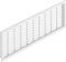 227 x 68 mm Luftgitter Kst.weiss 227x68mm