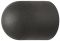 17 mm Knopf Gummi schwarz 17X26mm
