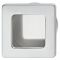 50 x 50 mm Muschel Zi.chr. matt. 50x50mm
