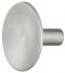 33 mm Knopf Edelstahl matt 33x24mm