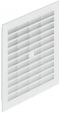 154 x 154 mm Luftgitter Kst.weiss 154x154mm