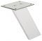 tiefschwarz, RAL 9005, feinstruktur matt Barkonsole Alu.schw.schraeg H=170mm