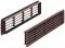 457 x 92 mm Luftgitter Kst. mahagoni 457x92mm