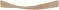 388 x 40 mm Griff Eiche natur 388x40mm