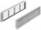 457 x 92 mm Luftgitter Kst. l'grau 457x92mm