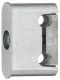 braun, pulverbeschichtet Klemmblock Zi. braun V 3604