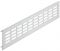 3000 x 130 mm Luftblech Alu silber 3000x130mm