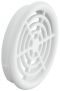 48 mm Luftrosette Kst. weiss rund 48mm