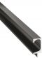 19.5 mm Griffleist.Alu.schwarz 2500mm