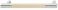 168 x 36 mm Griff Buche/Edelstahl 168x36mm