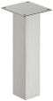 tiefschwarz, RAL 9005, feinstruktur, matt, Befestigungsplatte: silber Barkonsole schw.gerade H=170mm