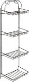 255 x 180 x 780 mm Gestell m.Schl'halter Peka 600.0004.01
