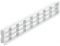 458 x 65 mm Luftgitter Kst. weiss 65x458mm