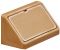 beige Eckverb. mit Kappe Kst. beige 44mm