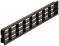 458 x 65 mm Luftgitter Kst. schwarz 65x458mm