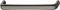 332 x 33 mm Griff Zi.schw.vern.pol. 332x33mm