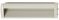 207 x 49 mm Muschelgriff Alu edelstahlfarb. 207x49mm