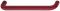 208 x 44 mm Griff Hewi Polyam. rot 33 16/208x44mm