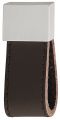 66 x 30 mm Griff edelstf./Leder braun 30X66mm