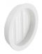 65 mm Luftrosette Kst. weiss rund 65mm