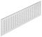 480 x 80 mm Luftblech Alu neusil.480x 80mm